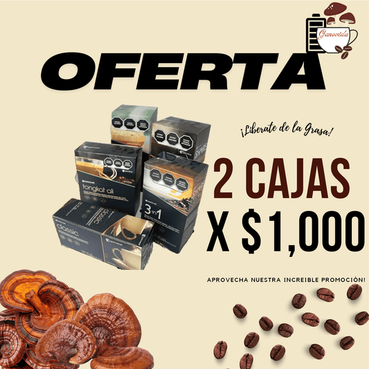 Promoción Especial 2 Cajas x $1,000